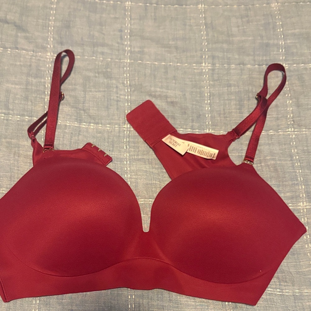 Elegant Red Women's Bra
